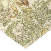  Art Nouveau Woman Floral Pattern van Mucha Korte Tafelloper (Hoek)