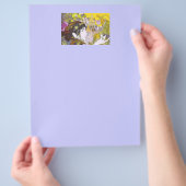 Art Nouveau Woman Flyer (Hand)