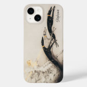 Art Nouveau Woman Greyhounds Louis Icart Case-Mate iPhone Case (Achterkant)
