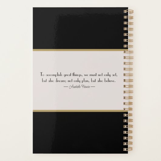 Art Nouveau Woman Greyhounds Louis Icart Planner (Achterkant)