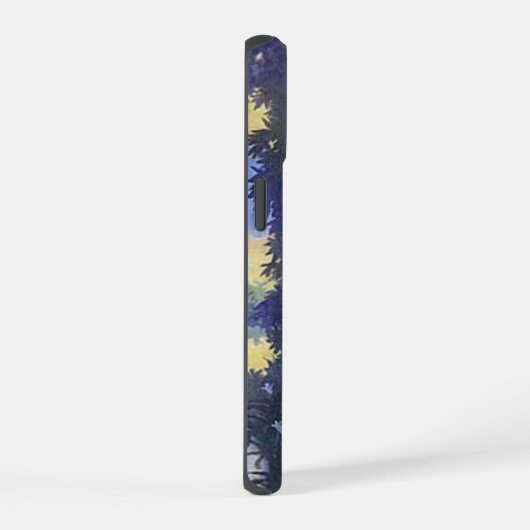 Art Nouveau Woman met Calla Lilies iPhone 15 Case (Rechterkant)