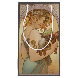 Art Nouveau Woman Mucha Beauful Klein Cadeauzakje