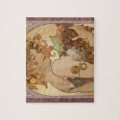 Art Nouveau Woman Mucha Beauful Legpuzzel (Verticaal)