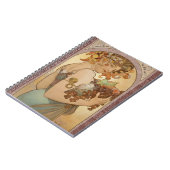Art Nouveau Woman Mucha Beauful Notitieboek (Linkerzijde)