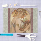 Art Nouveau Woman Mucha Beauful Tissuepapier (Craft)
