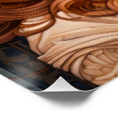 Art Nouveau Woman Painting Perfect Poster (Hoek)