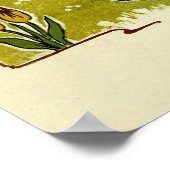  Art Nouveau Women door Walter Crane Poster (Hoek)