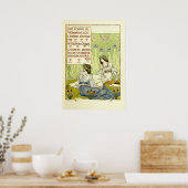  Art Nouveau Women door Walter Crane Poster (Keuken)