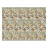 Art Nouveau Women & Floral Pattern by Mucha Tafelkleed (Voorkant (Horizontaal))