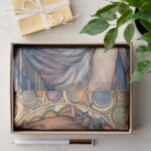 Art Nouveau Women Tissue Paper For Arts And Ccraft Tissuepapier (Geschenk)