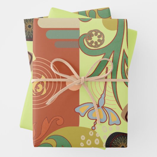 Art Nouveau Wrapping Paper (In situ)