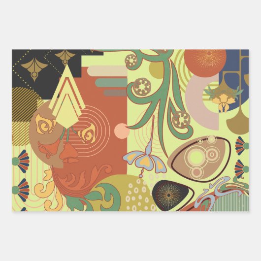Art Nouveau Wrapping Paper (Voorkant)
