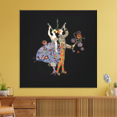 Art Nouveau WW1 Feestviering Canvas Afdruk (Insitu (Woonkamer))