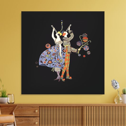 Art Nouveau WW1 Feestviering Canvas Afdruk (Insitu (Woonkamer))