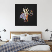 Art Nouveau WW1 Feestviering Canvas Afdruk (Insitu (Slaapkamer))