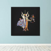 Art Nouveau WW1 Feestviering Canvas Afdruk (Insitu (Houten vloer))