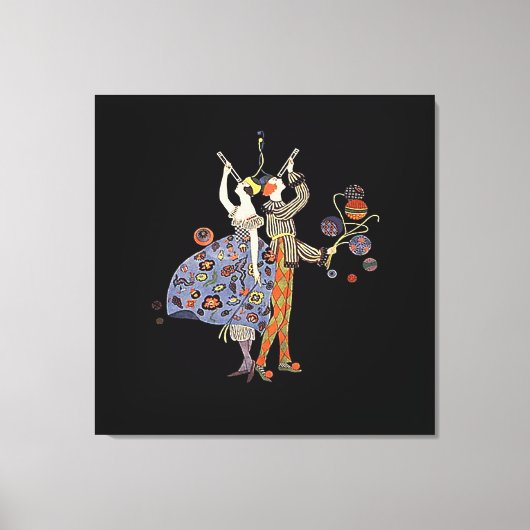 Art Nouveau WW1 Feestviering Canvas Afdruk (Voorkant)