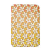 Art Nouveau yellow Jonquil floral wallpaper damask Badmat (Voorkant Verticaal)