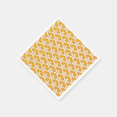 Art Nouveau yellow Jonquil floral wallpaper damask Servet (Hoek)