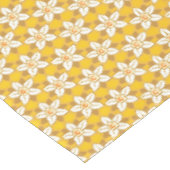 Art Nouveau yellow Jonquil floral wallpaper damask Tafelkleed (Gekanteld)