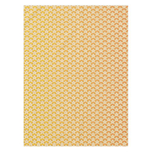 Art Nouveau yellow Jonquil floral wallpaper damask Tafelkleed