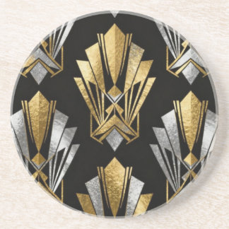 Art Nouveau Zandsteen Onderzetter