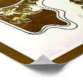  Art Nouveau-zeepfabrikant en verticaal Poster (Hoek)