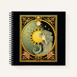 Art Nouveau Zon & Godin Notitieboek