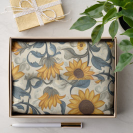Art Nouveau Zonnebloem Vloeipapier – 4,5kg, 43x58c Tissuepapier