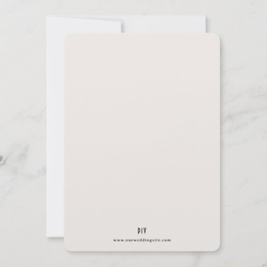 Art Nouveau Zonnebloem Zomer Huwelijksuitnodiging Kaart (Achterkant)