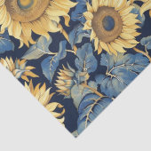 Art Nouveau Zonnebloemen – 10 lb, 17 "x23" Tissuepapier (Detail)