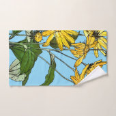 Art Nouveau Zonnebloemen Bad Handdoek (Handdoek)