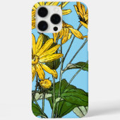 Art Nouveau Zonnebloemen Case-Mate iPhone Case (Achterkant)