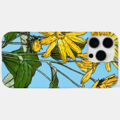 Art Nouveau Zonnebloemen Case-Mate iPhone Case (Achterkant (horizontaal))