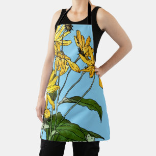Art Nouveau Zonnebloemen Schort