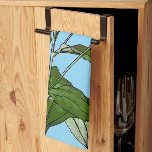 Art Nouveau Zonnebloemen Theedoek (Derde Gevouwen)