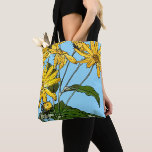 Art Nouveau Zonnebloemen Tote Bag