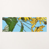 Art Nouveau Zonnebloemen Yogamat (Voorkant (horizontaal))