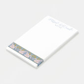  Art Nouveau zwaan patroon - gepersonaliseerd Post-it® Notes (Schuin)