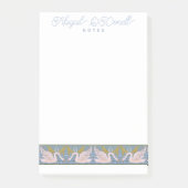  Art Nouveau zwaan patroon - gepersonaliseerd Post-it® Notes (Voorkant)