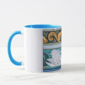 art nouveau zwanen en eekhoorns mok (Links)