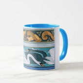 art nouveau zwanen en eekhoorns mok (Voorkant rechts)