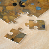 Art Nouveau Zwarte Beer Legpuzzel (Zijkant)