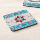 Art Nouveau's Tegels uit Majolica Drankjes Onderzetter (Linkerzijde)