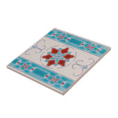 Art Nouveau's Tegels uit Majolica Tegeltje (Zijkant)