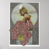 Art Nouveay van Alphonse Mucha Poster (Voorkant)