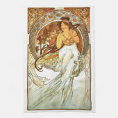 Art Nouveou Mucha-reeks schilderen Theedoek (Verticaal)