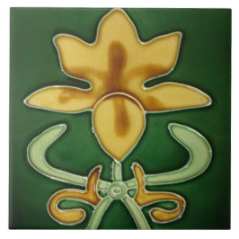 Art Noveau Ceramic wall Fireplace tile Tegeltje