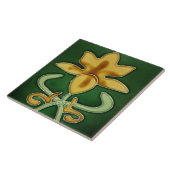 Art Noveau Ceramic wall Fireplace tile Tegeltje (Zijkant)