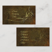 Art Noveau Elegance Visitekaartje (Voorkant / Achterkant)